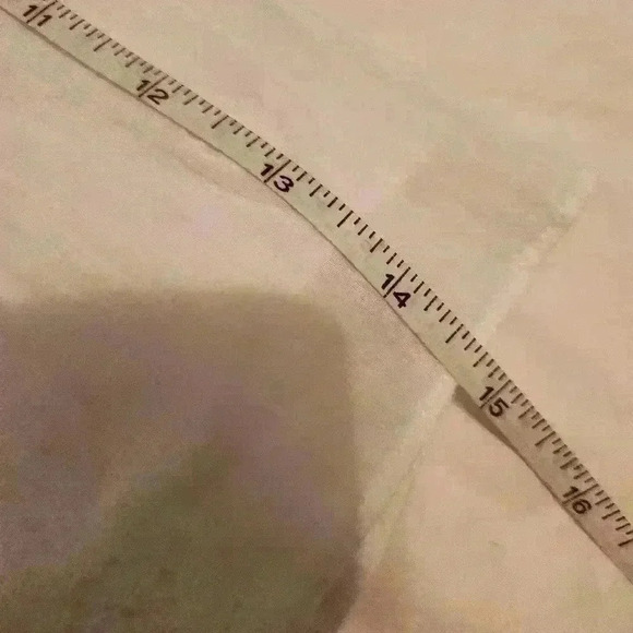 MADEWELL White Romantic Blouse Cream pleat picnic Short Sleeve quarter sleeve - Picture 11 of 11